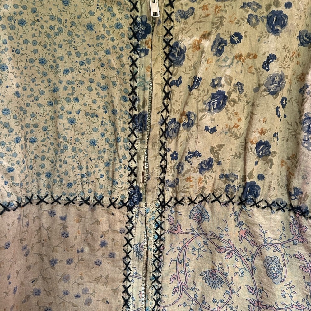 Patchwork Quilted Floral Jacket - image 4